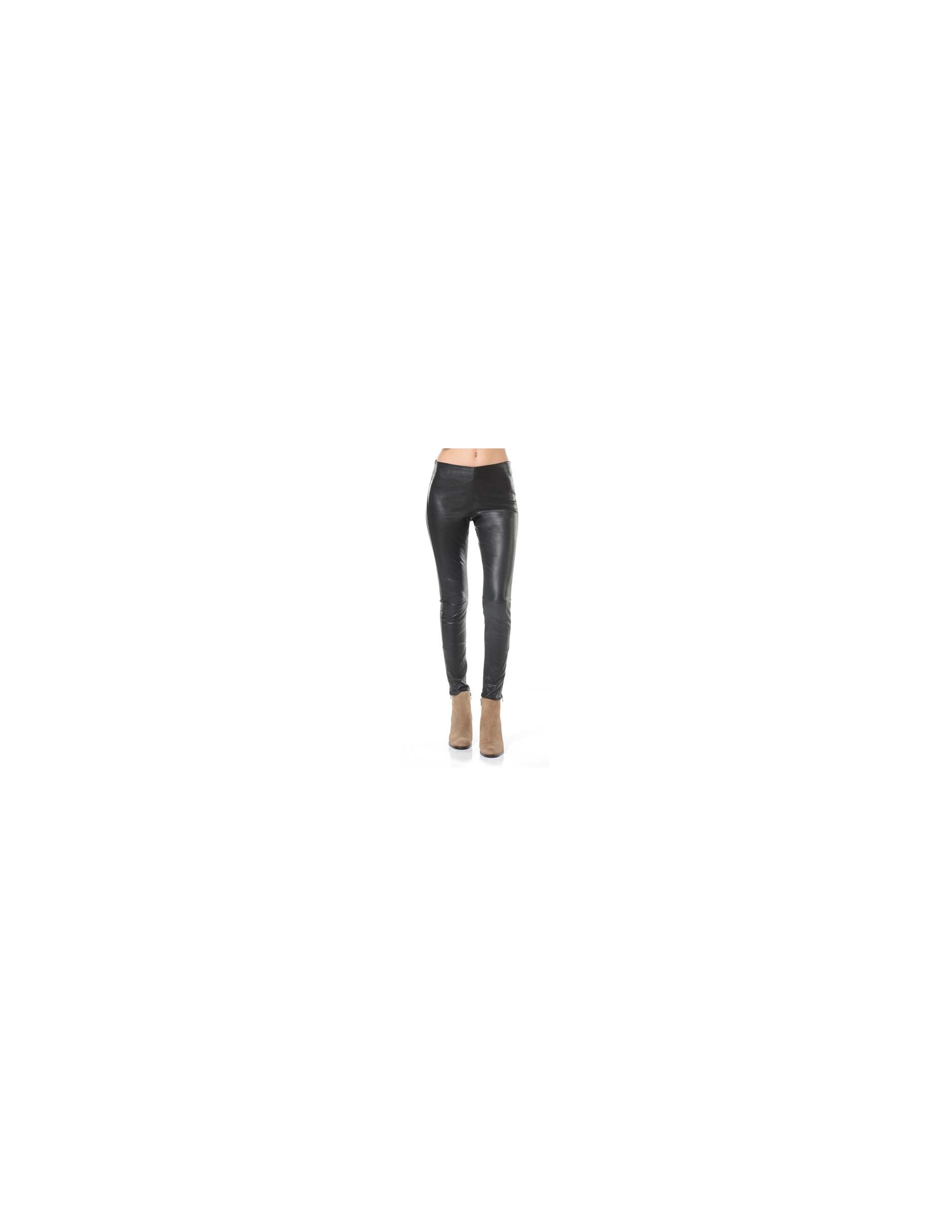 Legging cuir stretch